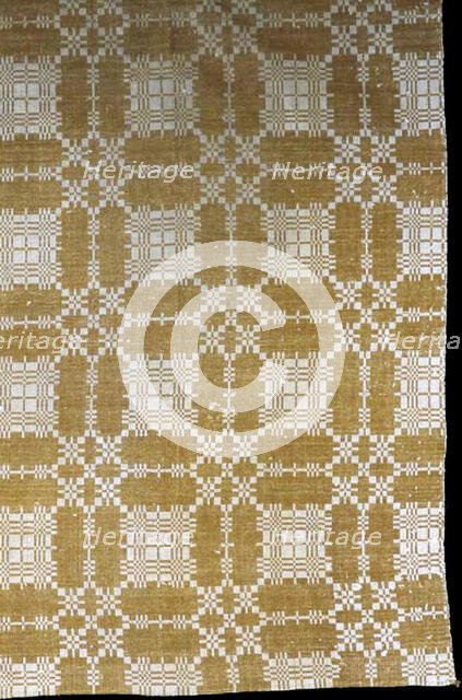 Coverlet, United States, 1820/25. Creator: Unknown.