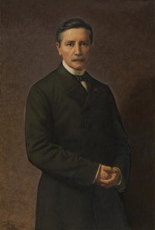 Self Portrait, 1889. Creator: Godfried Guffens.
