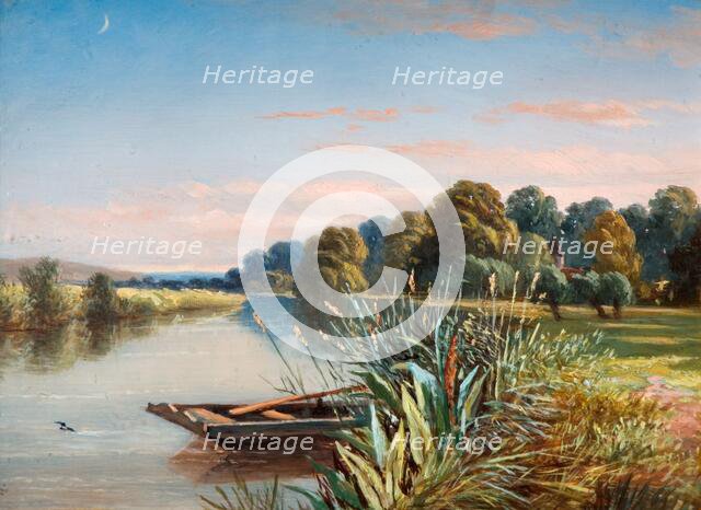 River Scene, 1880. Creator: Charles Walter Radclyffe.