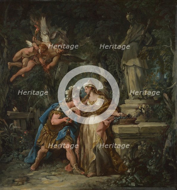 Jason swearing Eternal Affection to Medea, 1743. Artist: Troy, Jean-François de (1679-1752)
