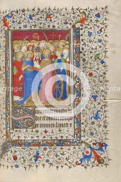 All Saints; Book of Hours, about 1415-1420. Creator: Boucicaut Master.
