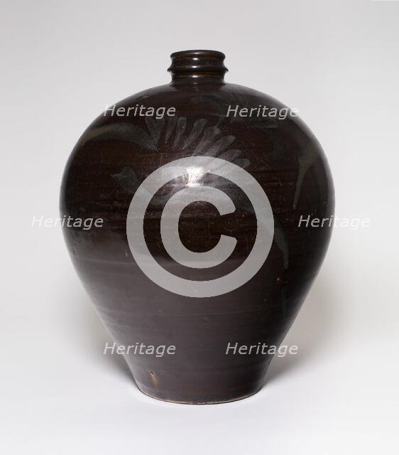 Ovoid Vase with Floral Sprays, Song dynasty (960-1279). Creator: Unknown.