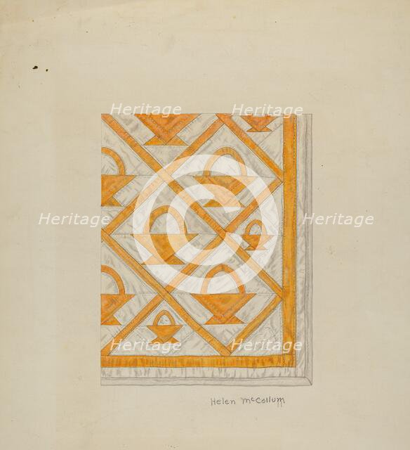 Quilt, 1935/1942. Creator: J. Herman McCollum.