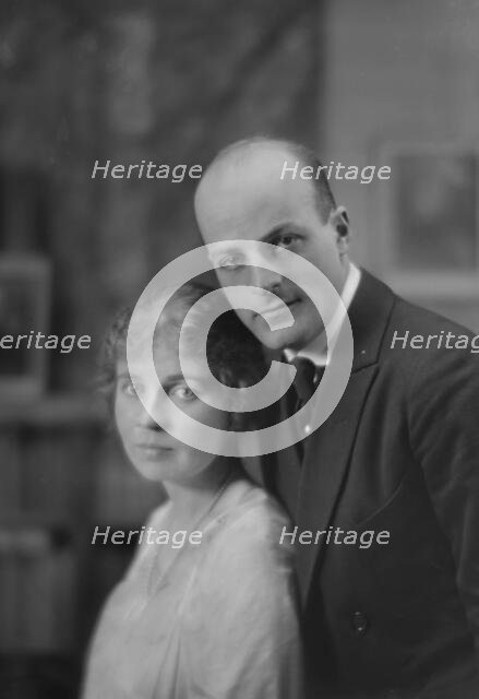 Mr. and Mrs. Dittler, portrait photograph, 1919 May 27. Creator: Arnold Genthe.