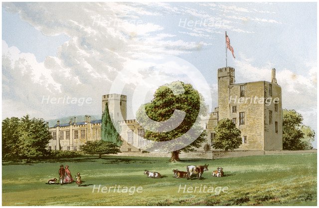 Sudeley Castle, Gloucestershire, home of the Dent family, c1880. Artist: Unknown
