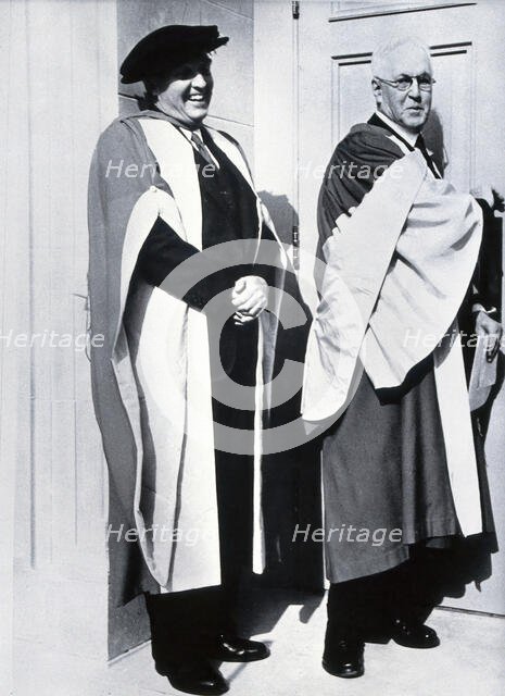 Charles Herbert Best and Sir Henry Hallett Dale. Creator: Unknown.