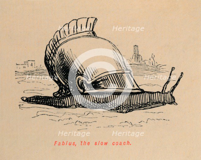 'Fabius, the slow coach', 1852. Artist: John Leech.