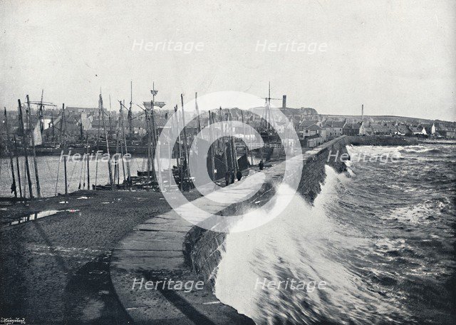 'Arbroath - From the Harbour', 1895. Artist: Unknown.