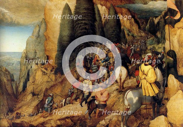 The Conversion of Saint Paul. Artist: Bruegel (Brueghel), Pieter, the Elder (ca 1525-1569)