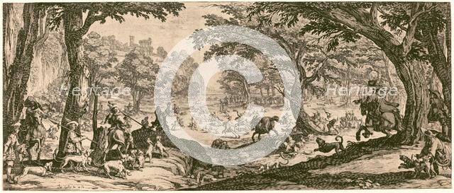 The Stag Hunt, probably 1619. Creator: Jacques Callot.