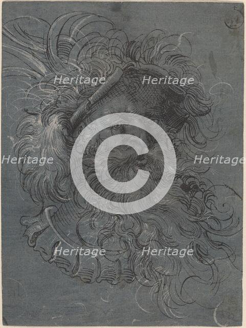 Head of a Bearded Man, 1572. Creator: Jost Ammon.