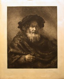 Untitled: Rembrandtesque Old Man, 20th century. Creator: Waltner.