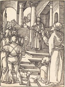 Christ before Pilate, probably c. 1509/1510. Creator: Albrecht Durer.