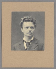 August Strindberg Artist: Roesler, August Josef Robert (1837-1896)