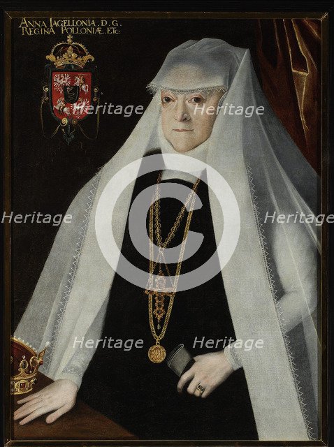 Portrait of Anna Jagiellon (1523-1596), queen of Poland, before 1596.