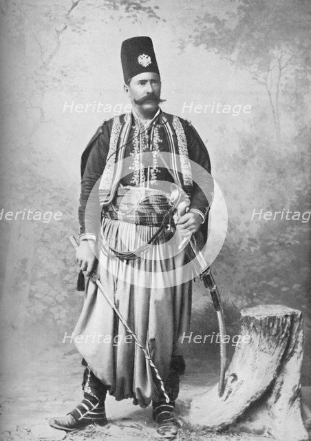 A Syrian in his full costume, 1902. Artist: TR Dumas & Son.
