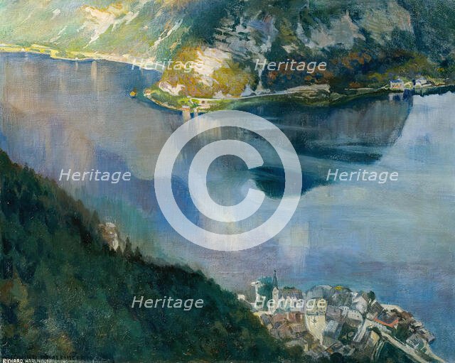 Hallstatt Lake, 1908. Creator: Richard Harlfinger.