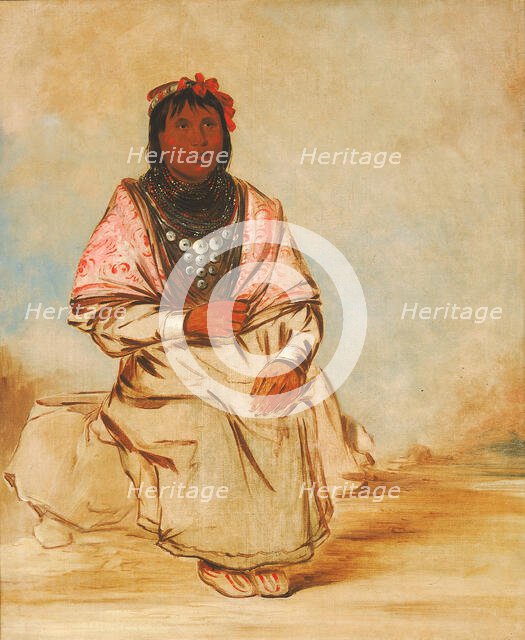 A Seminole Woman, 1838. Creator: George Catlin.