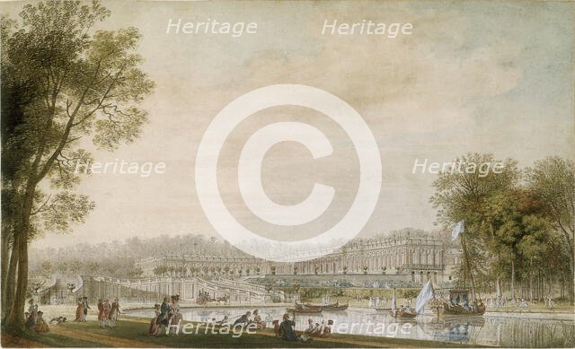 Vue du Grand Trianon, 1780. Creator: Lespinasse, Louis-Nicolas de (1734-1808).