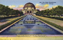 Adler Planetarium, Grant Park, Chicago, Illinois, USA, 1941. Artist: Unknown