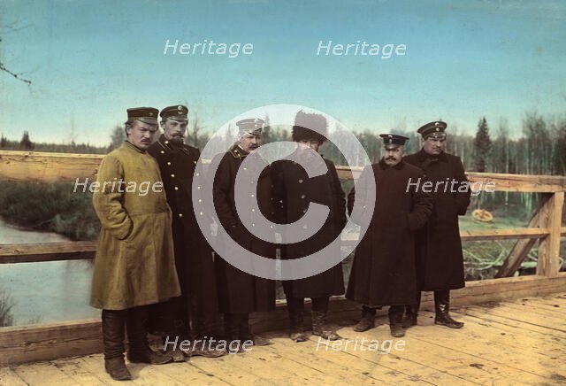 Railroad Work Acceptance Committee. Tomsk Province. October, 1908, 1906-1908. Creator: Dorozhno-Stroitel'nyi Otdel.