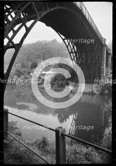Iron Bridge, Ironbridge, Shropshire, c1955-c1980. Creator: Ursula Clark.