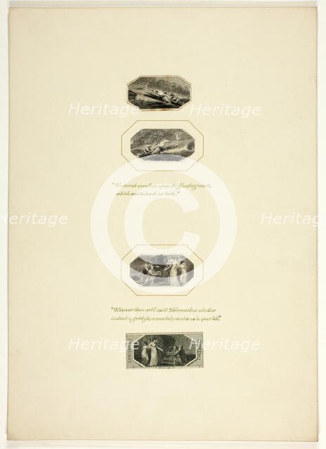 Study for a plate from Telemachus, c. 1797. Creator: Thomas Stothard.