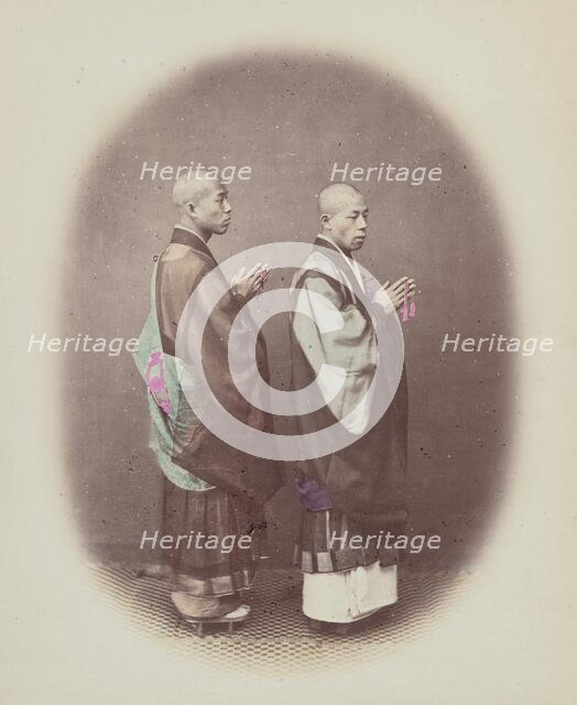 Priest or Zen Shu, 1868. Creator: Felice Beato.