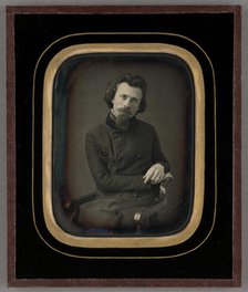 Portrait of Victor Striedbeck, about 1852. Creator: Charles Winter.