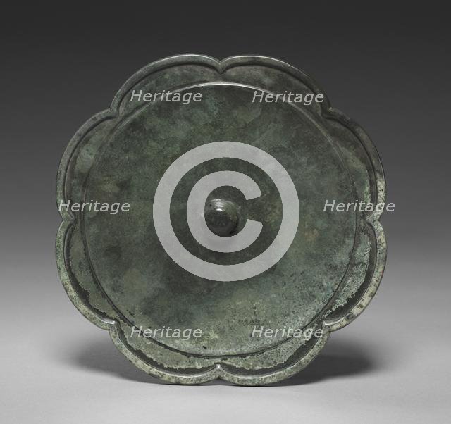 Flower-shaped Mirror, 918-1392. Creator: Unknown.
