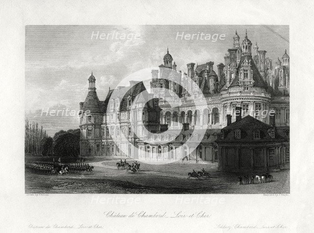 'Chateau de Chambord, Loir-et-Cher', France, 1875. Artist: James Tingle