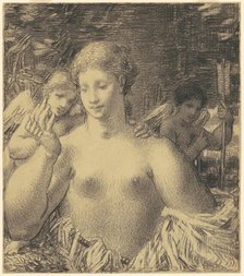 Nude with Cherubim, 1860s-1870s. Creator: William P. Babcock.