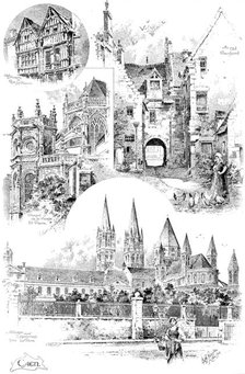 Rambling Sketches: Caen, 1895. Creator: Carl Hentschel.