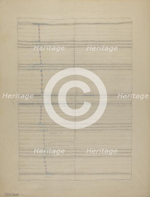 Textile, 1935/1942. Creator: Unknown.