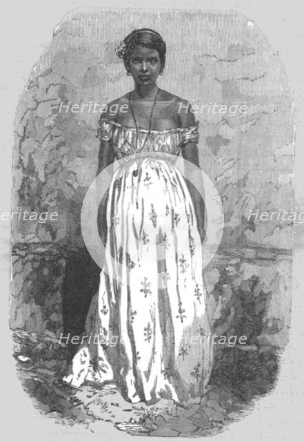 ''Half-caste girl of Manaos; Indian-Rubber Groves of the Amazons', 1875. Creator: Unknown.