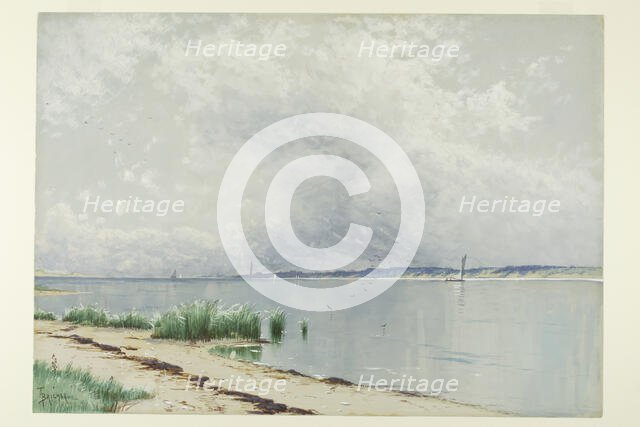 Reflected Reeds, c. 1875. Creator: Alfred Thompson Bricher.