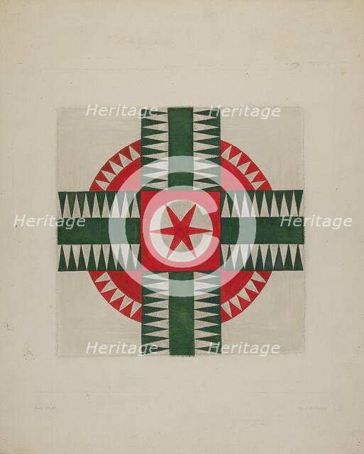 Quilt, c. 1938. Creator: Clyde L. Cheney.