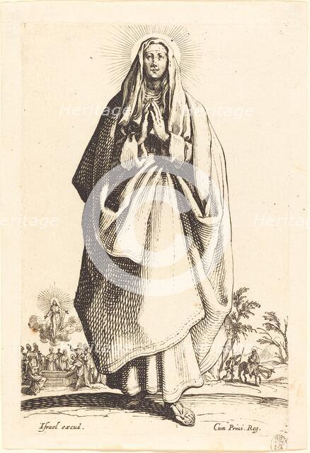 The Virgin, published 1631. Creator: Jacques Callot.