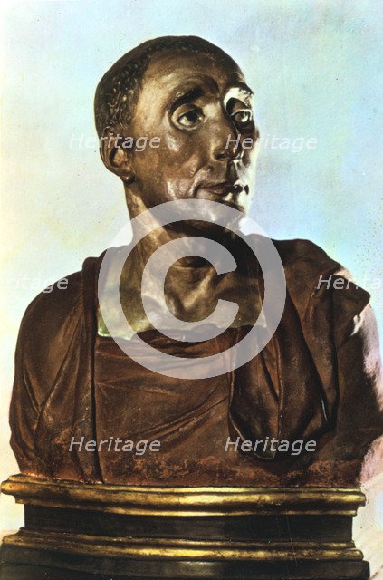 Bust of Niccolo da Uzzano, c1430s. Artist: Donatello