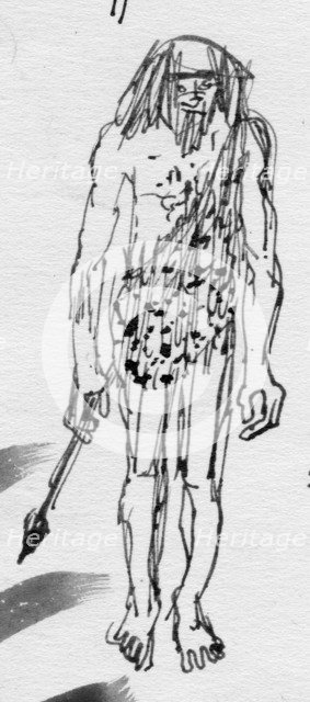 Caveman, c1950. Creator: Shirley Markham.