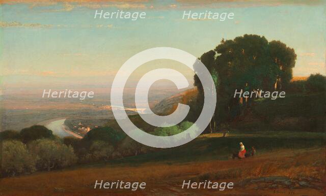 View of the Tiber near Perugia, 1872-1874. Creator: George Inness.