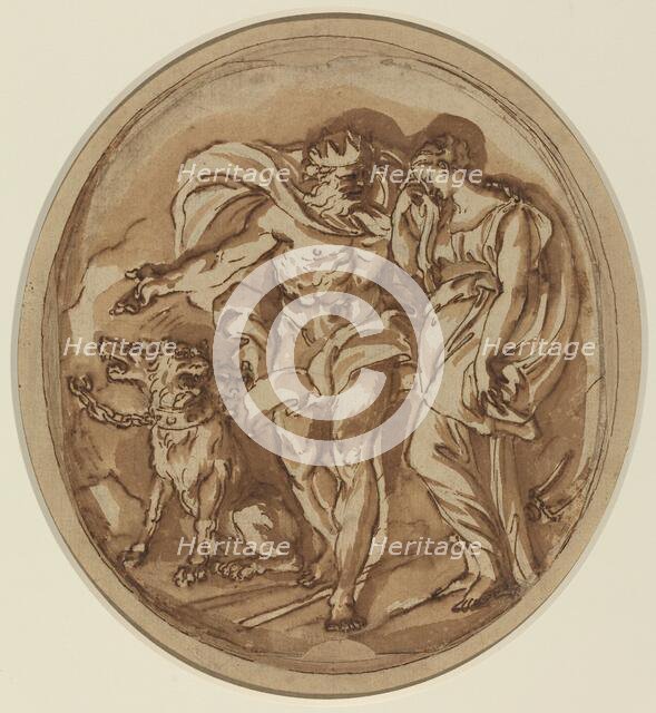 Pluto Bringing Proserpine to the Gates of Hell. Creator: Carlo Maratti.