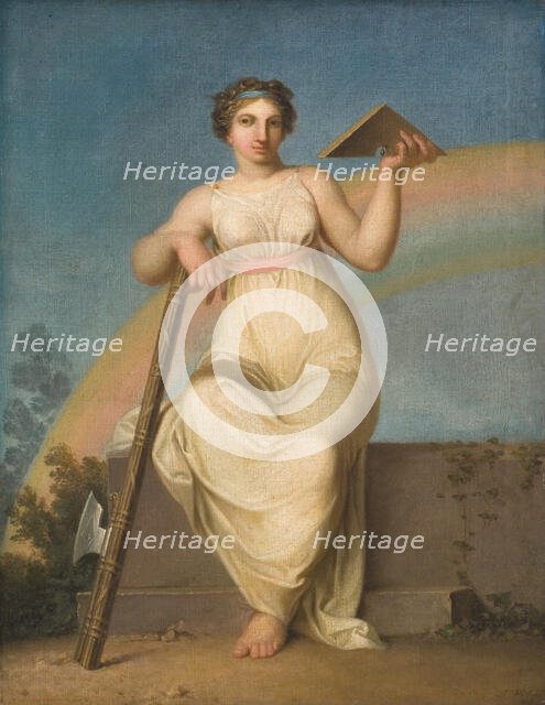 Jurisprudence. Allegorical Figure, 1800. Creator: Abildgaard, Nicolai Abraham (1743-1809).