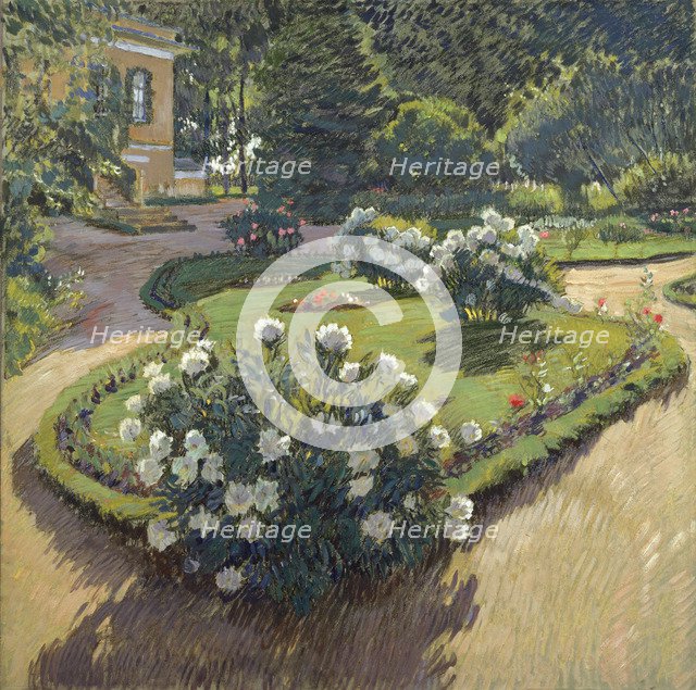 A garden, 1910. Artist: Vinogradov, Sergei Arsenyevich (1869-1938)