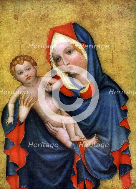 'Madonna of Zlata Koruna', c1410 (1955). Artist: Unknown