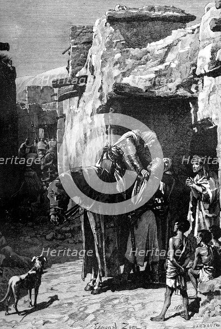 St Louis, King of France, seeking refuge from the Saracens, (1909). Artist: Unknown