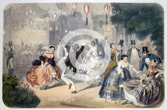 'Parisian Evening', c1845-1890. Artist: Henri de Montaut