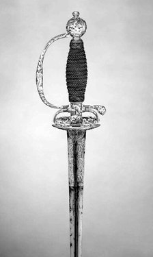 Smallsword, French, Strasbourg, hallmarked for 1755-56. Creator: Unknown.