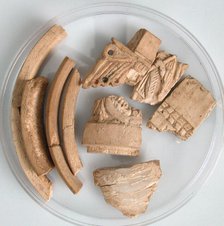 Ivory Fragments, Coptic, 4th-7th century. Creator: Unknown.