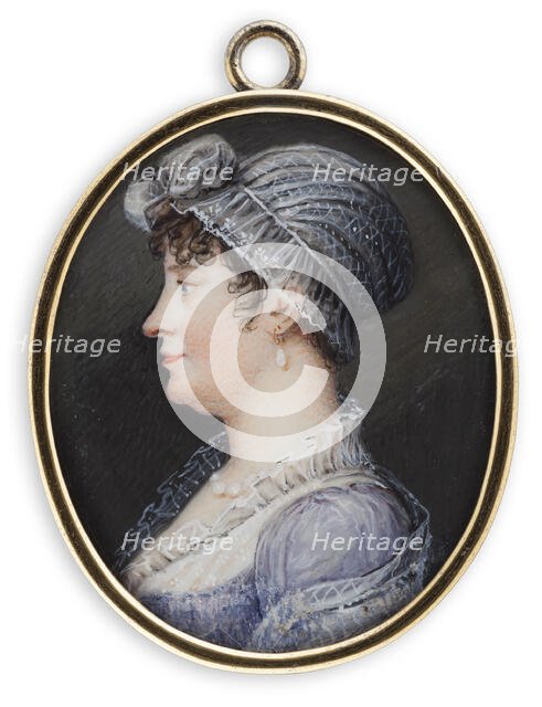 Katarina Elisabeth (Lisette) Ström. Creator: Carl Robert Fahlcrantz.